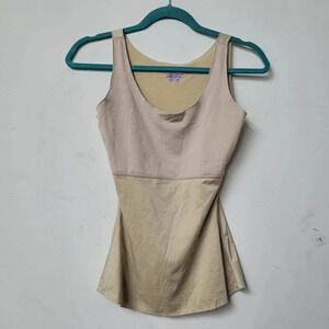Spanx Women's Body Smoothing Tank Top Size S Multicolor Polyester Scoop Neck